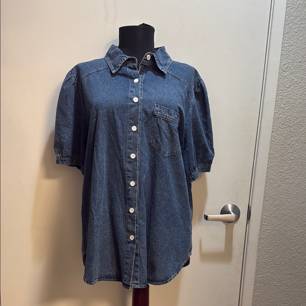 Joe B Blue Button Down Shirt